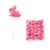 Easter Decoration Easter Egg Bunny Bouquets, Flower Arrangement Props Twirling Home Party Desktop Decoration