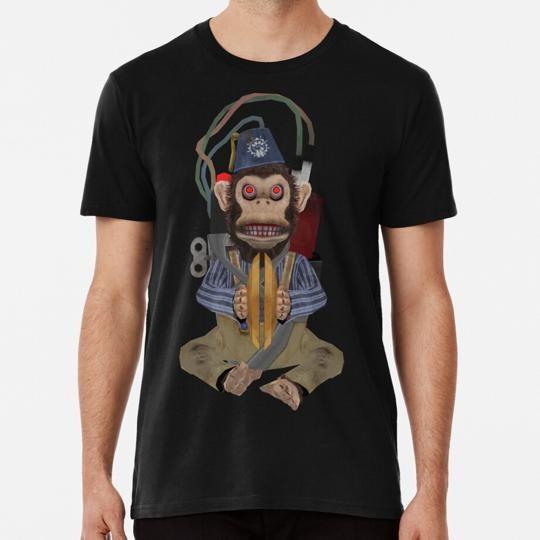 Klappernder Affe mit Becken Größe S bis 5XL Hergestellt in den USA T-Shirt