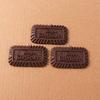 4Pcs Resin Simulation Waffle Cookies Biscuits Charms Pendants For Jewelry Making Necklace Earring Diy Handmade Accessories