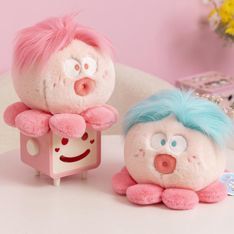 Playful And Cozy Octopus Plush Toy In Vibrant Colors Perfect For Comfort And Decoration