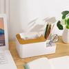 New Box Grid Tissue Dispenser Glove Box Plastic Paper Towel Holder Desktop Napkin Case Plastic Bamboo Paper Box Organizer