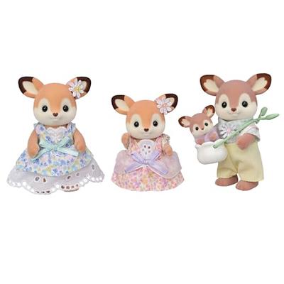 Păpușă Sylvanian Families [Familia cerbului] Certificare FS-53 ST Mark pentru vârsta de 3 ani în sus Casă de păpuși de jucărie Sylvanian Families EPOCH