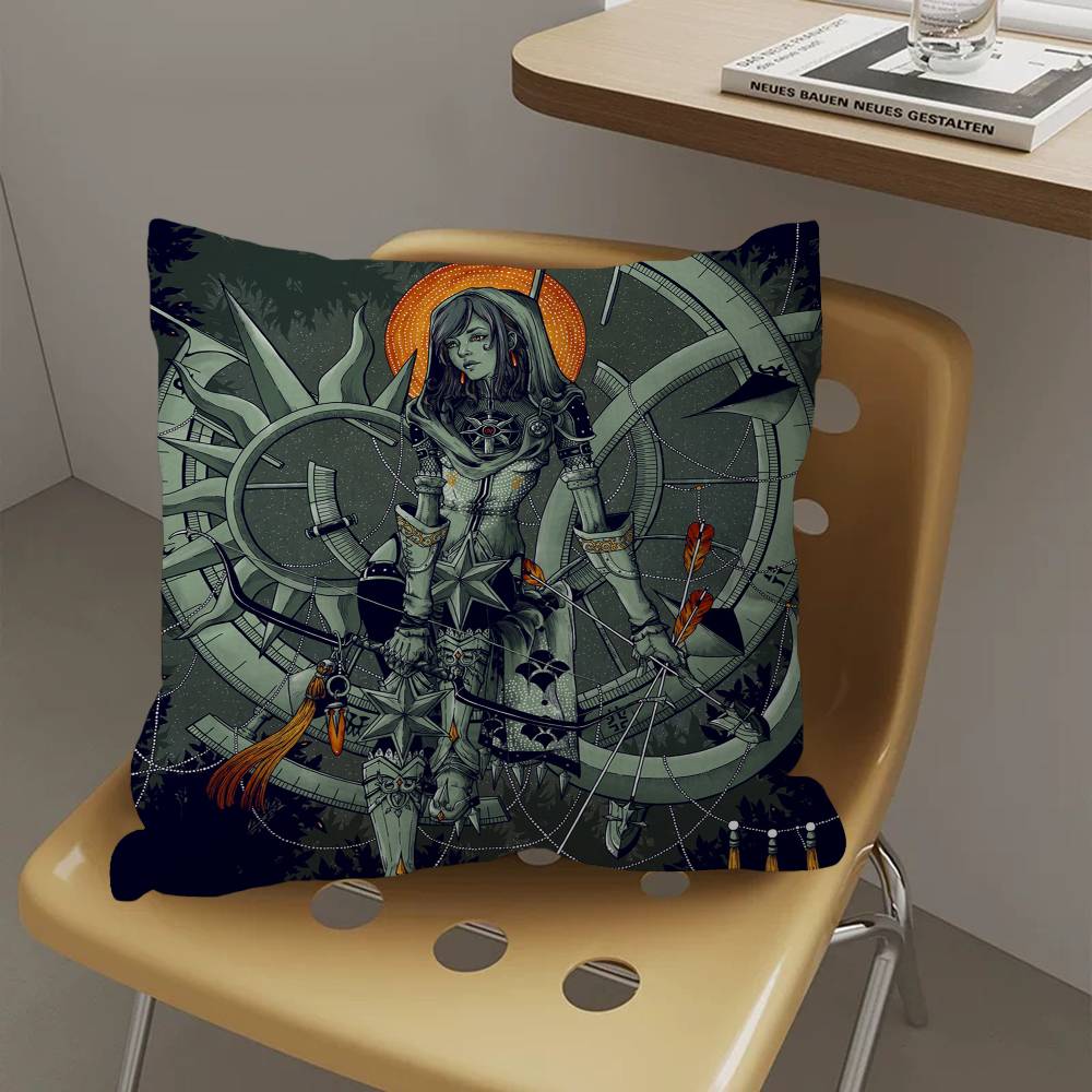 Dragon Age Origins Classic Video Game Pillow Gifts Home Office Furnishings Bedroom Sofa Car Cushion Cover Case 45x45cm