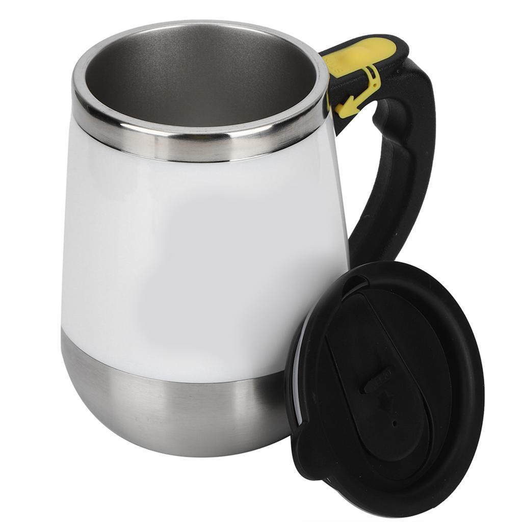 USB Charging Stainless Steel Electric Magnetic Water Cup Milk Coffee Self Stirring Mixing Mug400ml