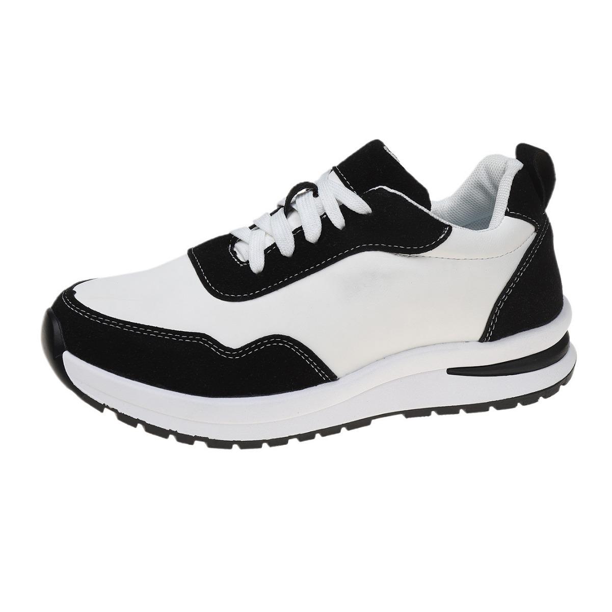 

New 2025 spring and summer breathable little white shoes women s sports casual shoes women s shoes thick sole heightening round head Korea 36 чёрный