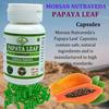 Morsan Nutraveda Papaya Leaf (Carica Papaya) Extract Capsule | 60 x 500 mg Veg Capsules | Enhances Immune Function| Natural Herbal Formula
