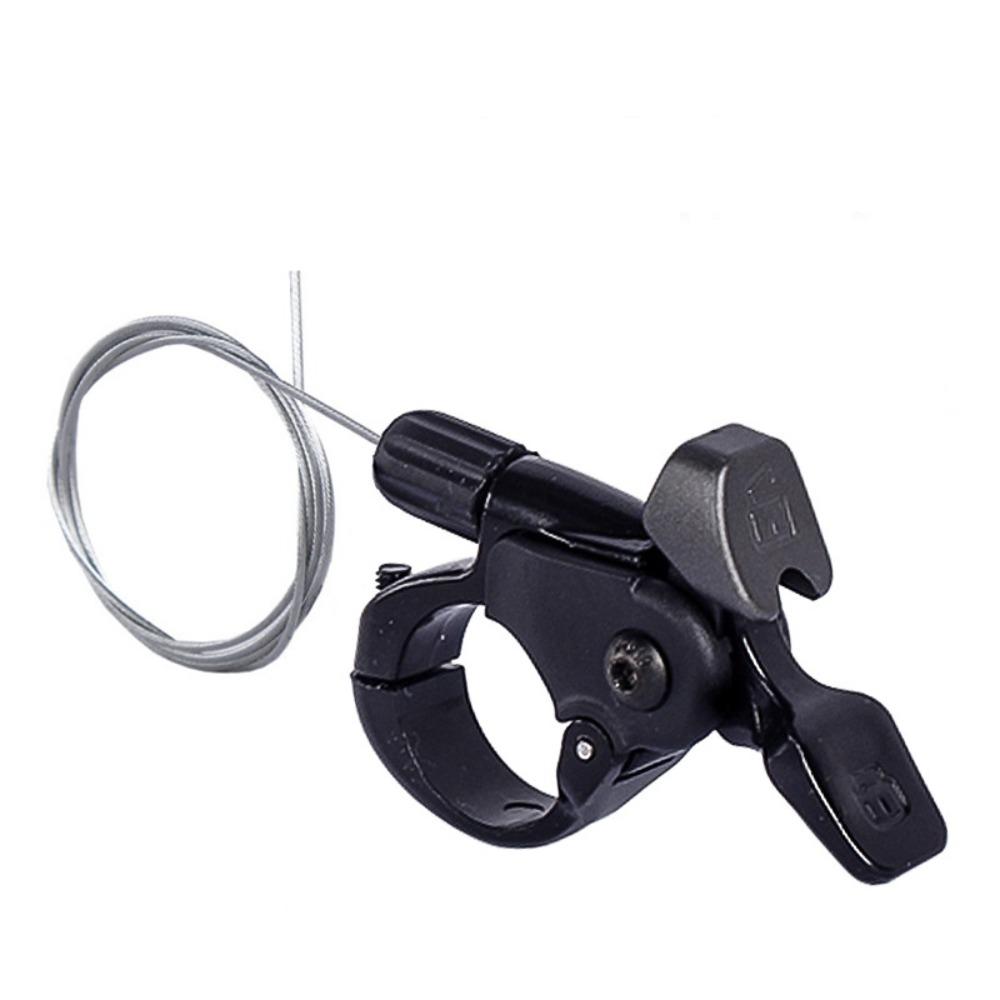 With Cable Fork Remote Lockout Lever Shock Absorber Suspension Forks Lockout Cycling Part Black