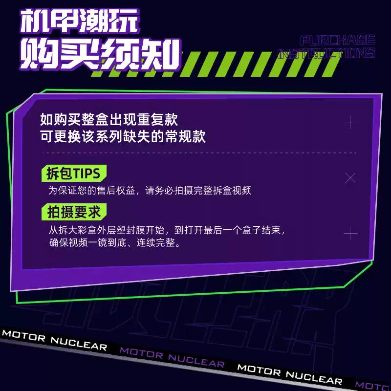 New Arrival Motor Nuclear MNM Legend of the Star General Series 2 Blind Box Q Version Assembly Mecha Chinese Original Mecha Lovely Toy