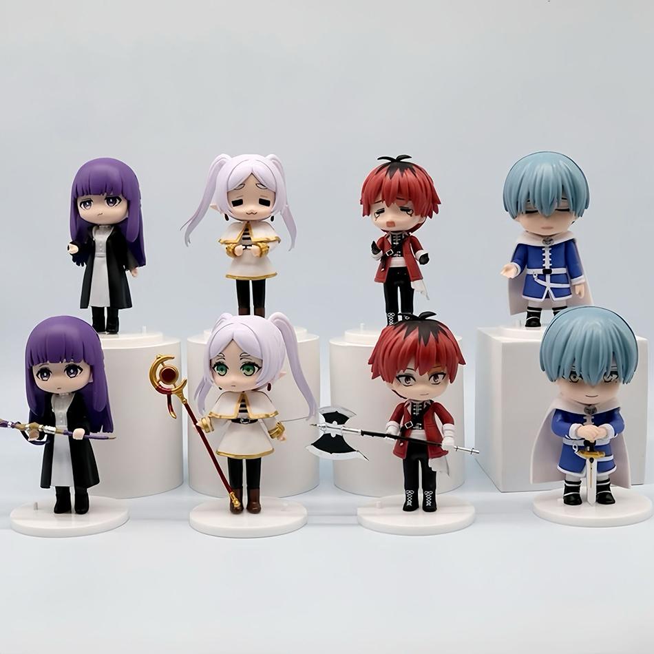 Anime Frieren:Beyond Journey'S End Anime Figures Frieren Himmel Action Figure Cartoon Movable Lovely Ornaments Toy Birthday Gift