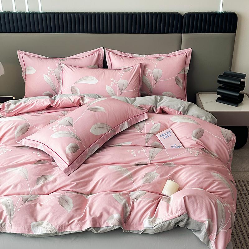 Colorful Flowers Duvet Cover Set Garden Style Quilt Cover 100% Cotton High Quality Queen King Size Bedding Set for Girls Woman