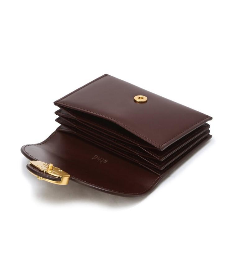 Athe Vanessabruno Burgundy Bottalato Flap Accordion Card Wallet Aaho6F343D3