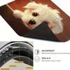 1Pcs Rubber Drying Mat With Cute DogPrint For Coffee Shop Restaurant Kitchen Carpet Tableware Durable Diatom Mud Table Mat Pet Mat Coffeeware