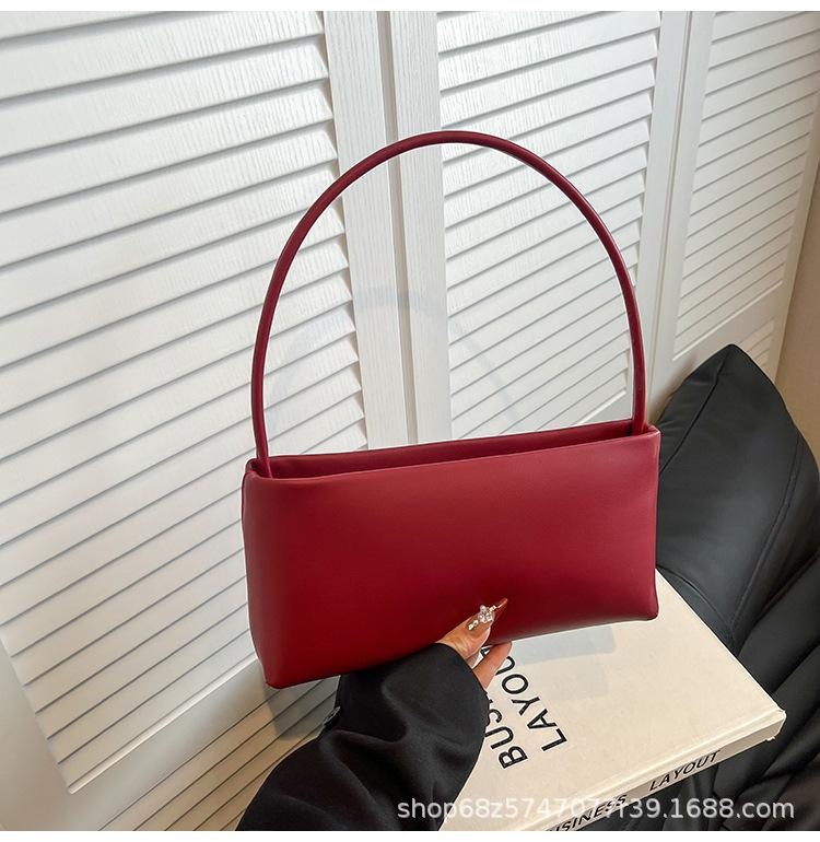 

Kaichun Mini Bag Women s 2025 New Satchel Pu Premium Sense Shoulder Mobile Phone Bag Envelope Portable Underarm Women s Bag красный