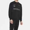 Nike Sportswear Swoosh Logo Pullover Hoodie Men Tops Black CJ4841-010