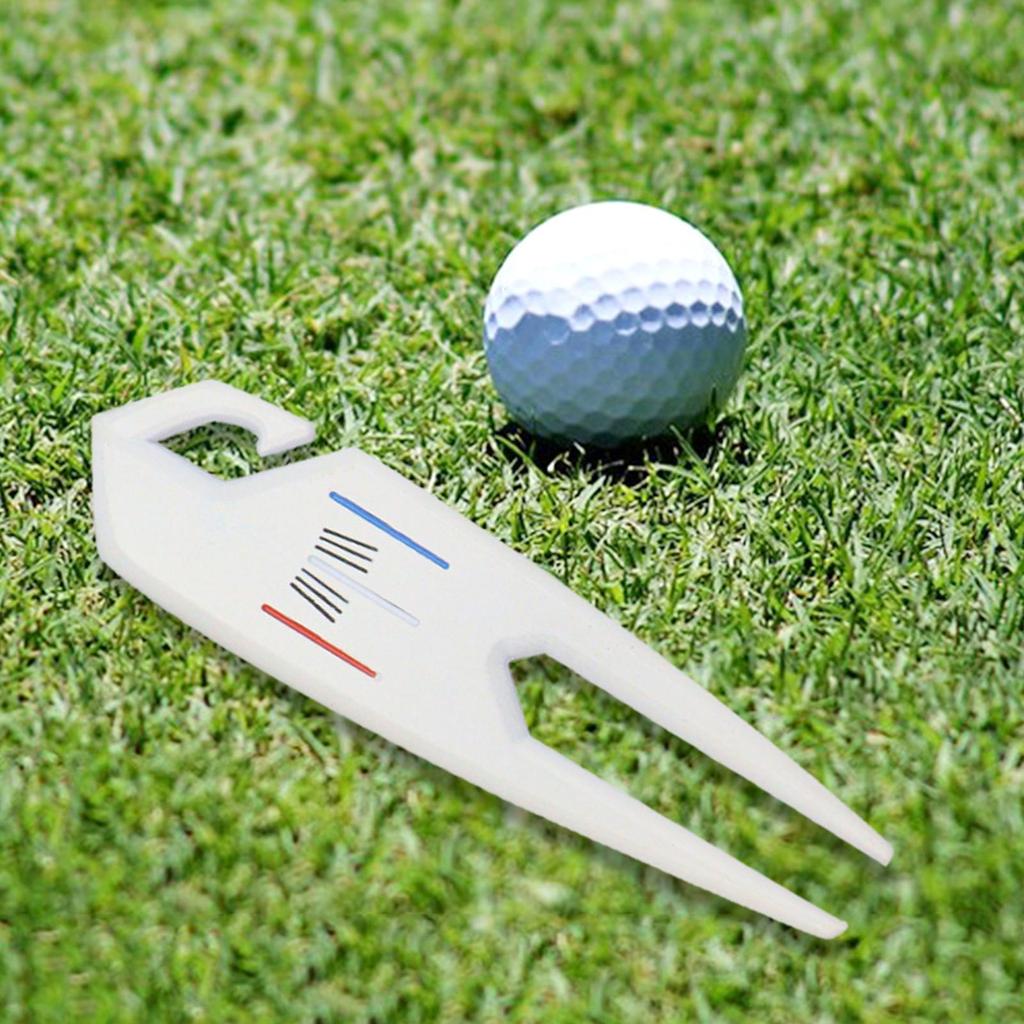 Golf Divot Fork Golf Exercise Golf Aids Putt Parter Golf Putting Green Fork for Golfer Gift
