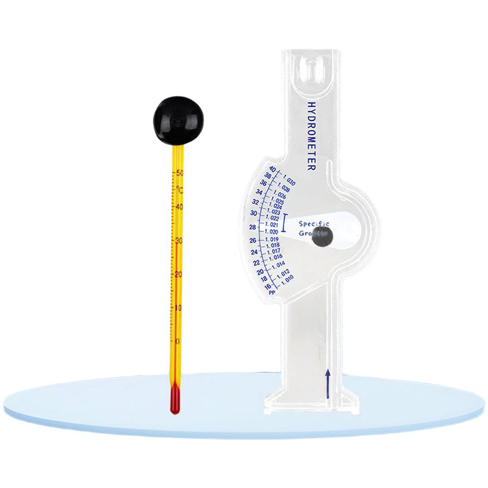 Seawater Density Meter Hydrometer Aquaculture Salinity Meter Salinity Tester For Saltwater Aquaculture, Food Brine Preparation