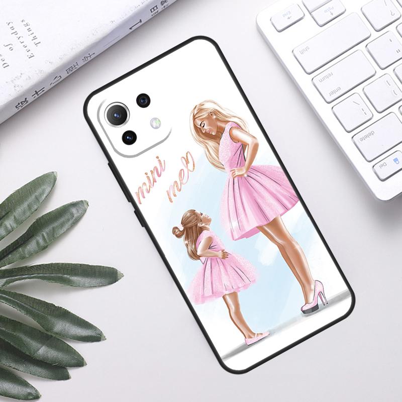 Mom Daughter Girl Son Dad Case For POCO F5 X3 X5 Pro F3 F4 GT M5s C40 Back Cover For Xiaomi 13 12 Lite 11T 12T Pro 12X
