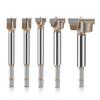 Double Edge Opener Hinge Boring Bit 10-50mm Hole Opener Tool DIY Expanding Drill Bit  1/4in Shank