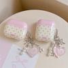 INS wind powder small love earphone cover for Apple AirPods 1 /1 generation cute pendant PRO1 anti-drop PRO1