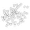 50PCS Blank Six Sided Dice Round Corner Plastic 0.6in Dice Cubes for Board Games DIY Sticker Math