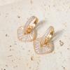 1 Pair Fashion Square Zirconia Dangle Earrings for Women Jewelry Wedding Party Accessories
