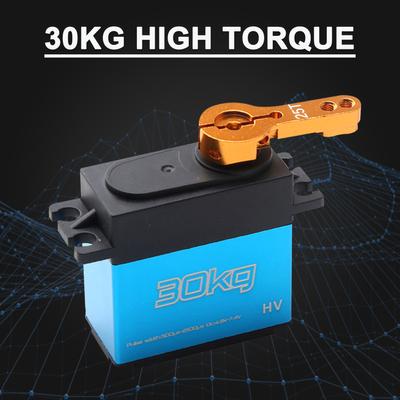 Digitales Servo, 30 kg, 4 Stück, hohes Drehmoment, 270 Grad, Edelstahl-Getriebeservo für RC-Autos im Maßstab 1/8, 1/10 und 1/12