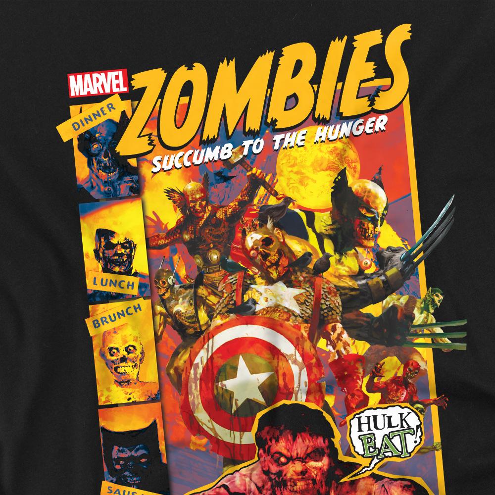 Marvel Zombies Unisex Adult The Hunger Comic Cover T-Shirt