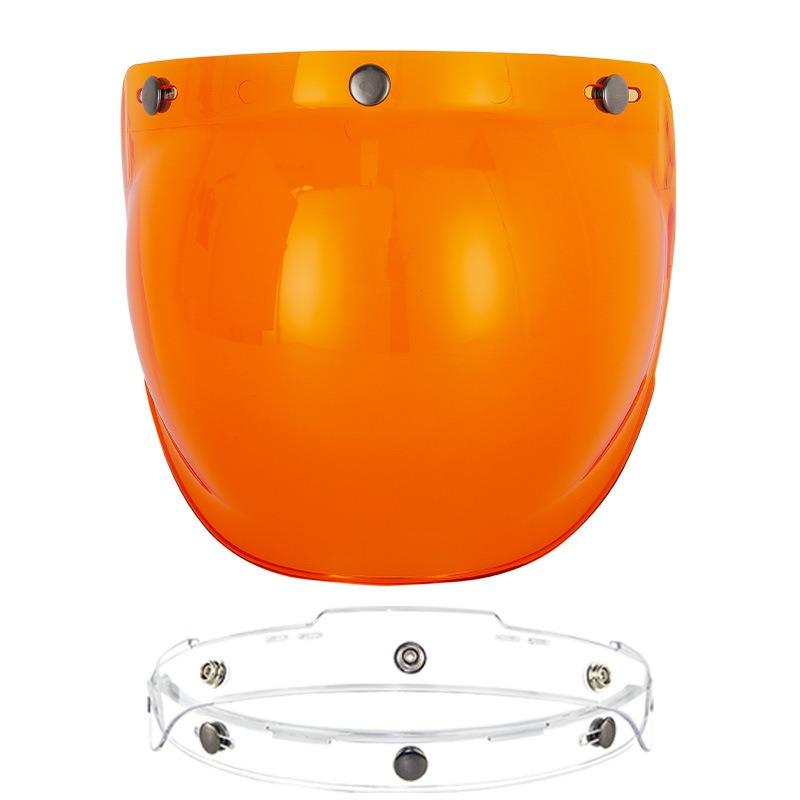 Motorcycle Helmet Bubble Visor Motorbike Helmet Visors Multicolor Vintage Cascos Para Moto Windshield Shield Universal Mask