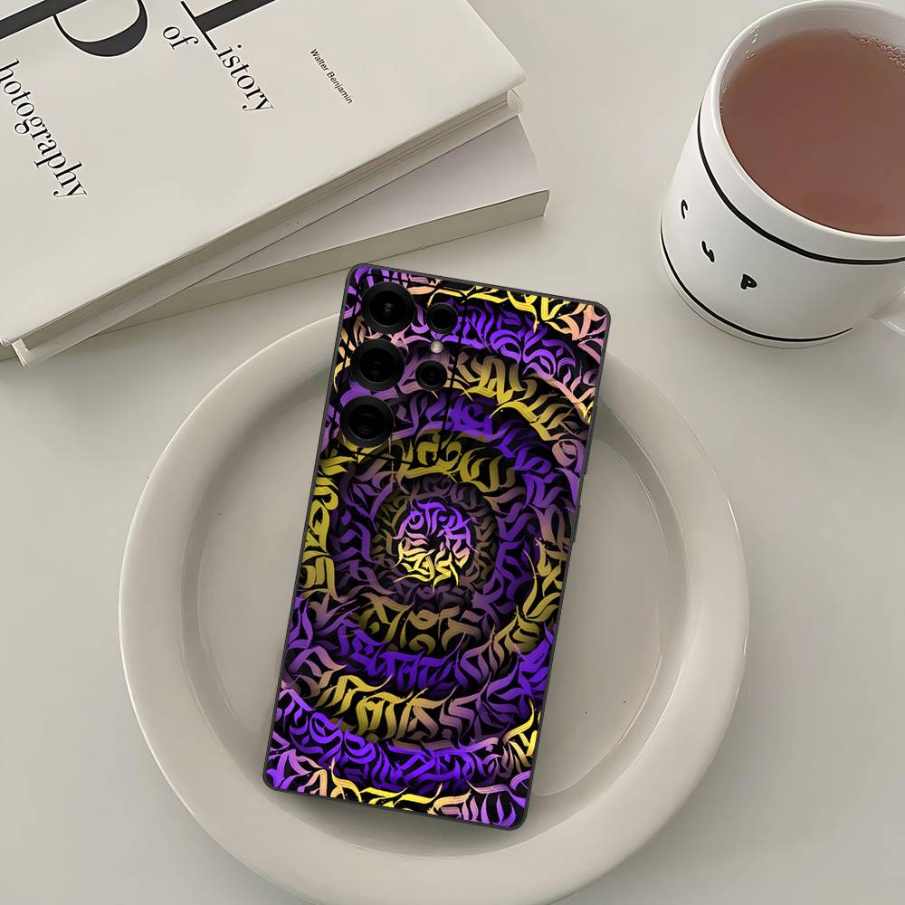 Pokras Totem Design Art Graffiti Phone Case For Samsung S 24 Fe 25 Ultra Plus 20 Lite 21 30 22 23 24 22 Ultra 5G Fundas