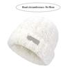 Women Winter Hat Fuzzy Plush Short Brim Solid Color Dome Windproof Warmth Sun Protection Fisherman Cap Outdoor Travel Headwear