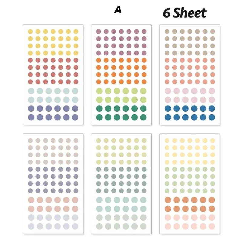 

Наклейки Fromthenon Dot Ledger Круглые наклейки с этикетками Универсальные наклейки Декоративные материалы для украшения