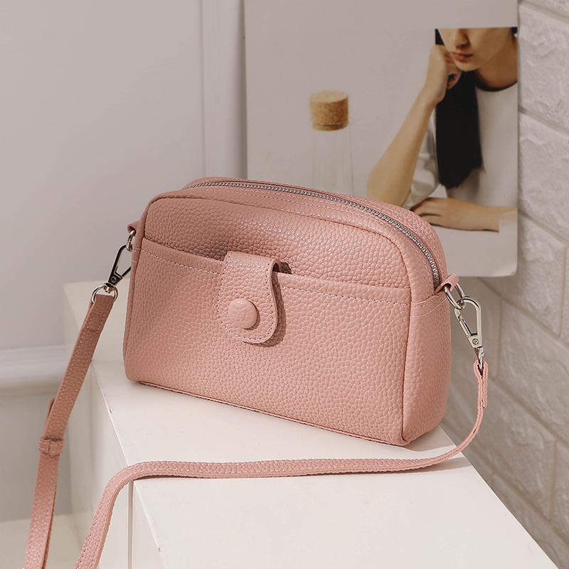 Small Bag Women's Fashion Messenger Bag Simple Small Square Bag Versatile Shoulder Bag Fashion