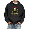 Men's Print Hooded Sweatshirt Long-Sleeve Casual Pullover Hoodie Hooded Sweatshirt