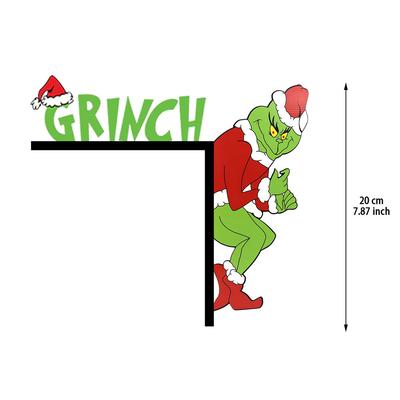 Grinch Vánoční Dekorace Rohu Dveří Kreativní Domácí Dekorace Sváteční Dárky na Párty