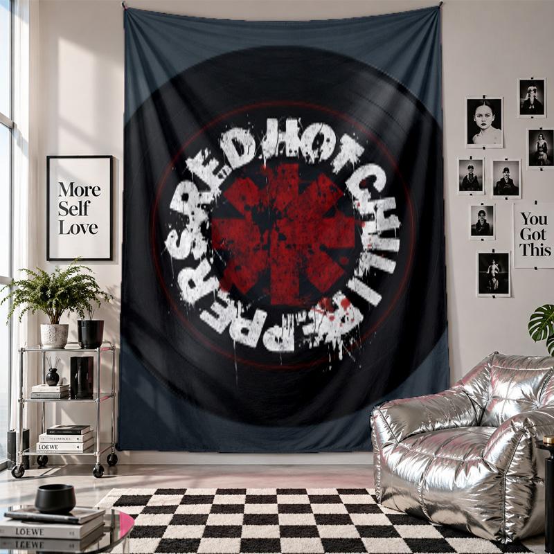 Red Hot Chili Peppers Wall Tapestry Home Decor Wall Hanging Cloth for Bedroom Living Room Background