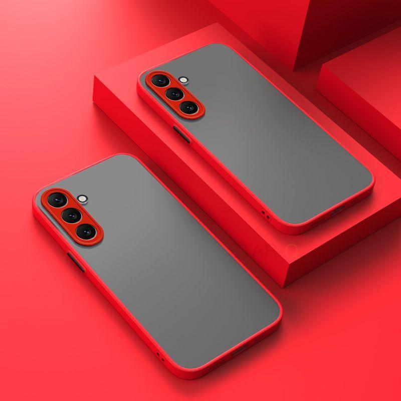 Matte Translucent Hard Case For Samsung Galaxy A55 A54 A35 A34 A25 A24 A14 A15 4G 5G A05s Silicone Back Cover A 55 35 25 15