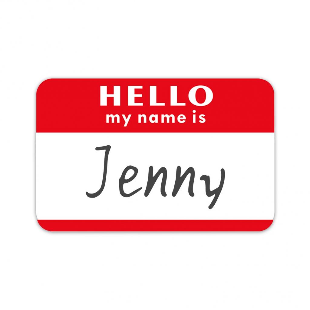 Jmenovky Kreslené jmenovky pro kancelářskou schůzku školu