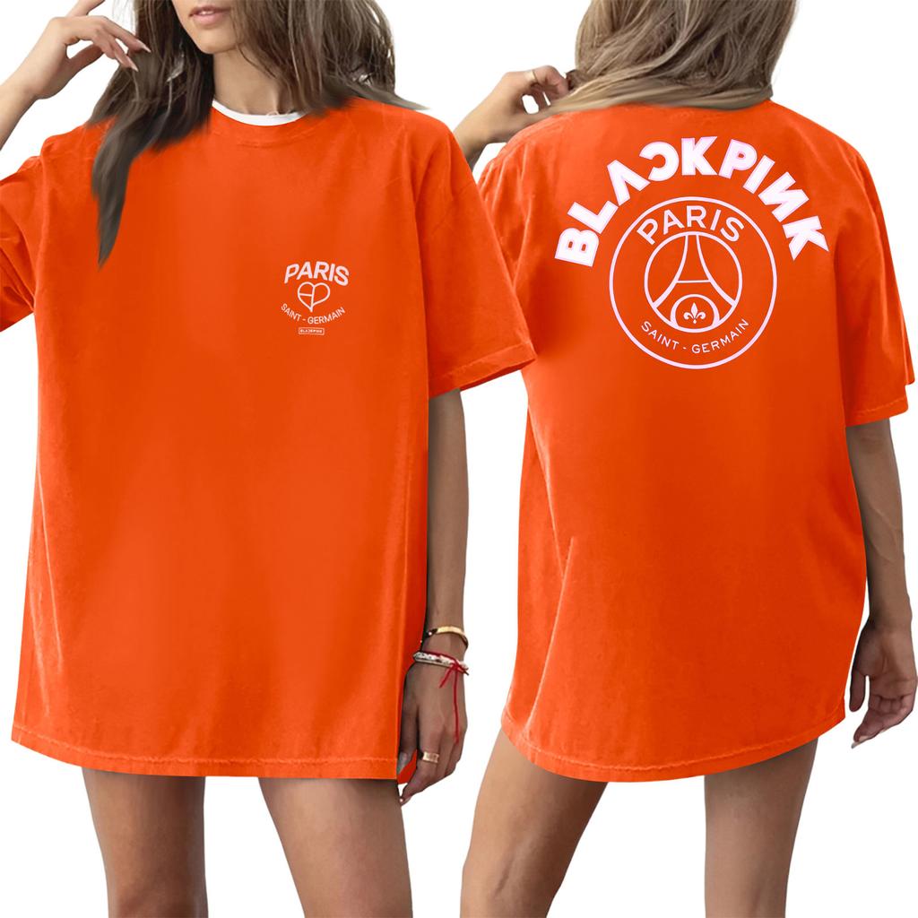 Women's Round Neck Printed Short-sleeved T-shirt Top