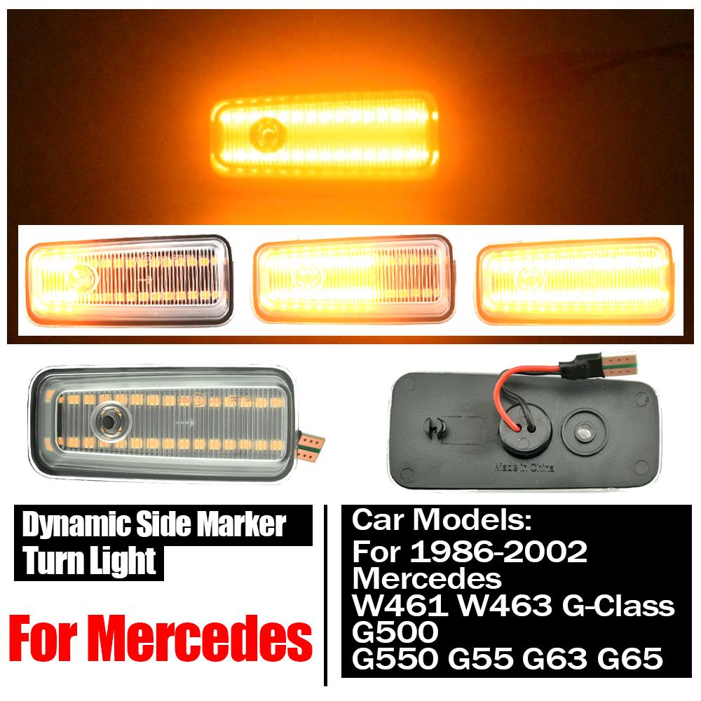 Sequential Blinker Lamp Side Marker Light For Mercedes Benz G-Class W460 W463 W461 G500 G550 G55 G63 G65 Turn Signal Lights