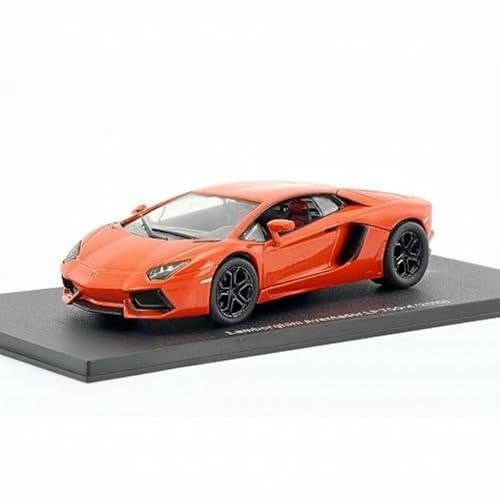 

Lamborghini Aventador LP700-4 2010 (Orange) 1/43 Scale Diecast Model Car with Case [Parallel Import]