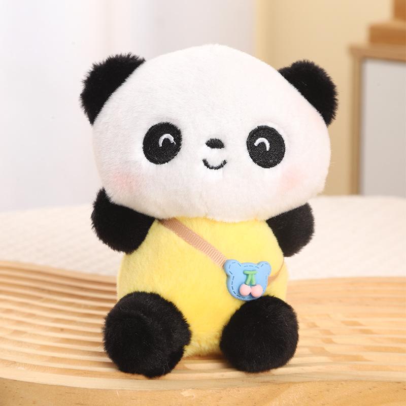 

Милая большая панда, маленькая подвеска, национальное достояние, панда, плюшевая игрушка, брелок, кукла-медведь, тряпичная кукла 13cm