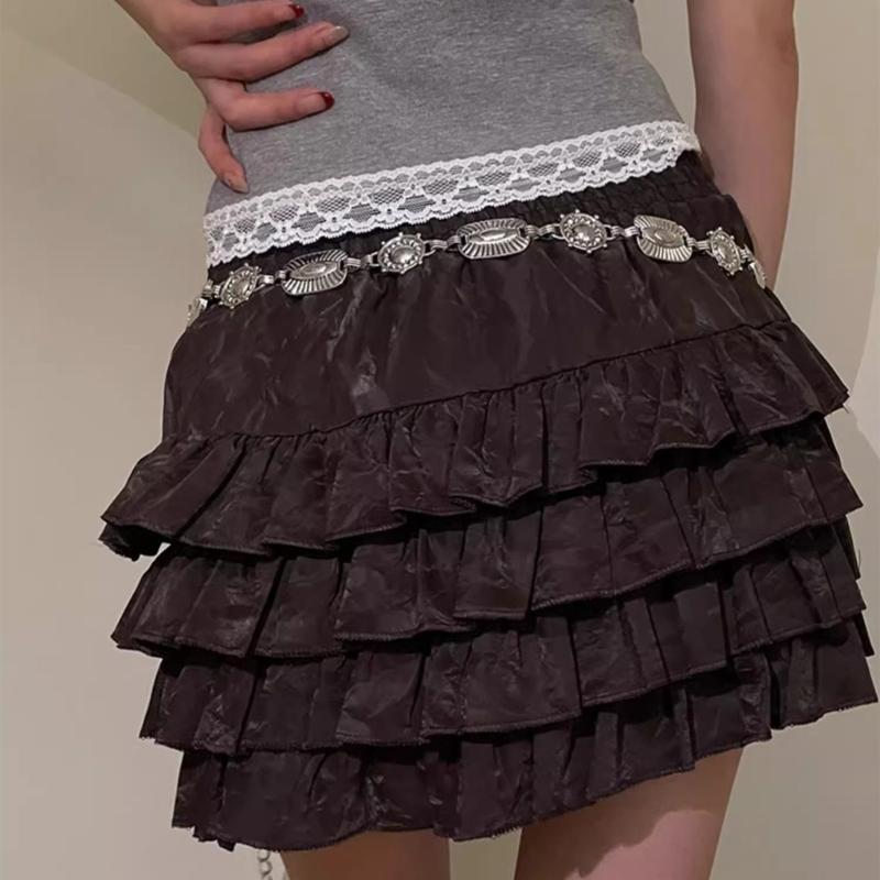 Lady Ethnic Patterns Waist Chain for Banquets Woman Skirt Dress Body Waist Chain