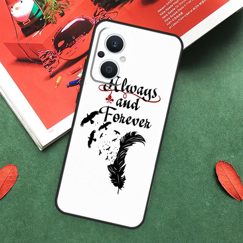 The Vampire Diaries Always Forever Case For OPPO Reno 13F 14F 12F 11F 12 11 10 14 Pro 8T 8 Lite OPPO Find X9 X8 X6 X5 Pro Cover