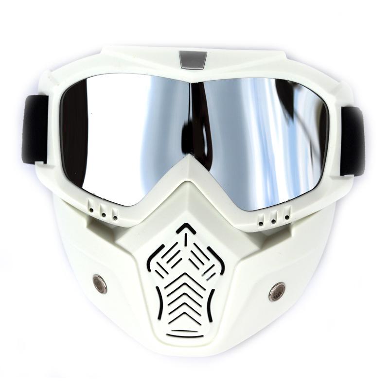 Harley Retro Off-Road Motorcycle & Ski Goggles with Outdoor Mask