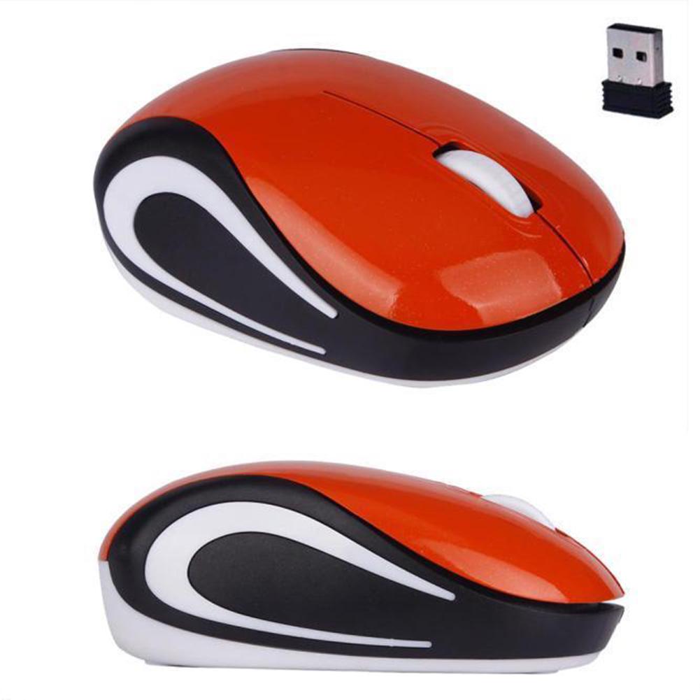 Mini 2.4 GHz 800-1600 DPI Wireless Optical Mouse Mice for PC Laptop Notebook