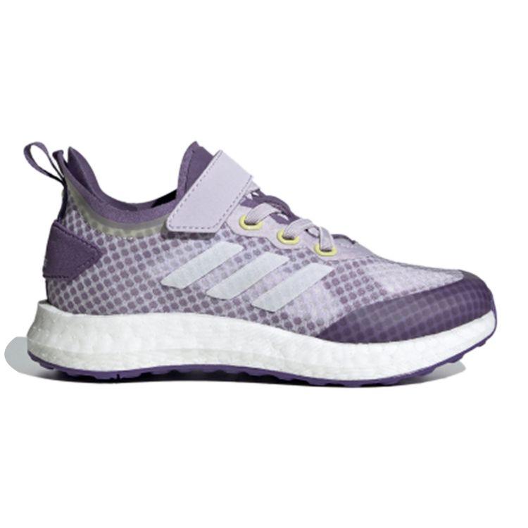 Adidas Lux El K Breathable Low Top Kids Running Shoes Kids Running Shoes Purple EG4603
