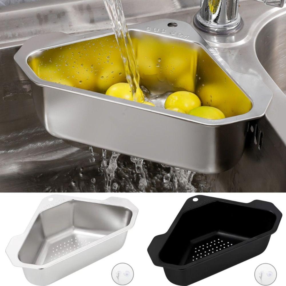 Hanging Kitchen Sink Filter Shelf Stainless Steel Kitchen Storage Rack Basket  Kitchen Tool