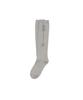 WELLBEING EXPRESS Tattoo Cotton Knee Socks Warm Gray