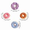 Soft Artificial Donut Bread Squeeze Toy PU Donut Donut Squishy Toy  Party Decoration