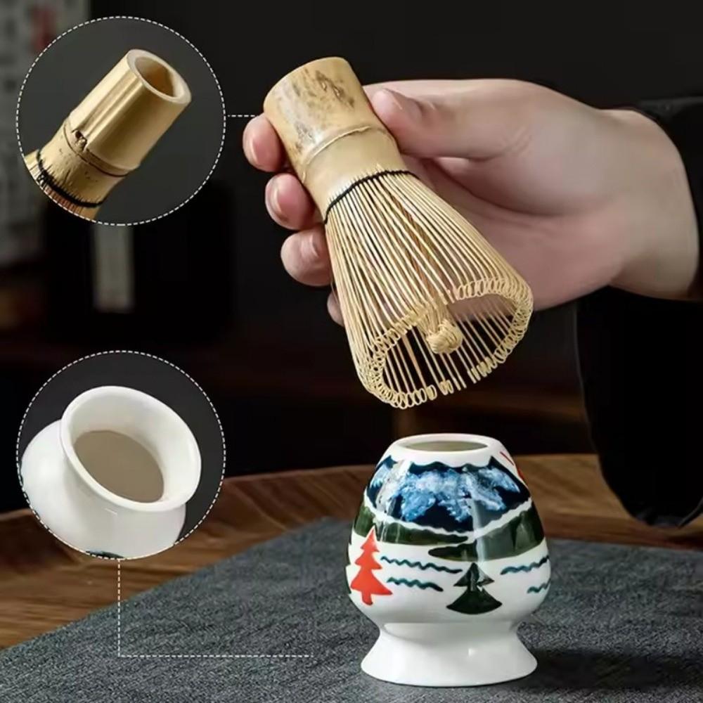 

Ceramic Matcha Whisk Holder Cartoon Whisk Holder Japanese Matcha Whisk Container Home Teahouse A